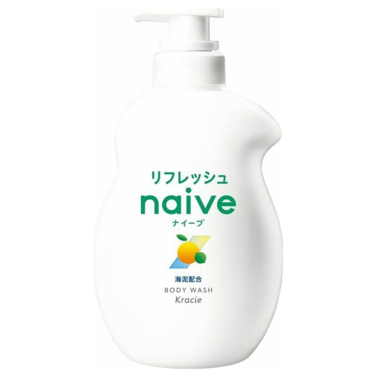 Kracie naive Refresh Body Soap Liquid Type With Sea Mud - 530mL - Harajuku Culture Japan - Japanease Products Store Beauty and Stationery