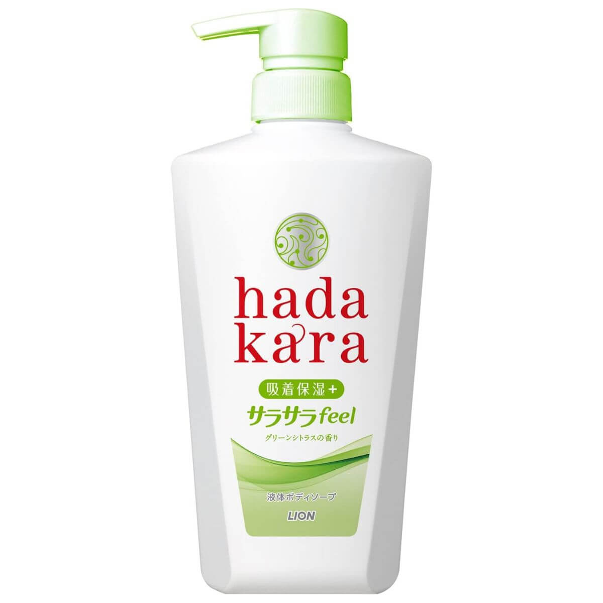 Hadakara Body Soap Smooth Feel Type 480ml - Green Citrus Scent - Harajuku Culture Japan - Japanease Products Store Beauty and Stationery