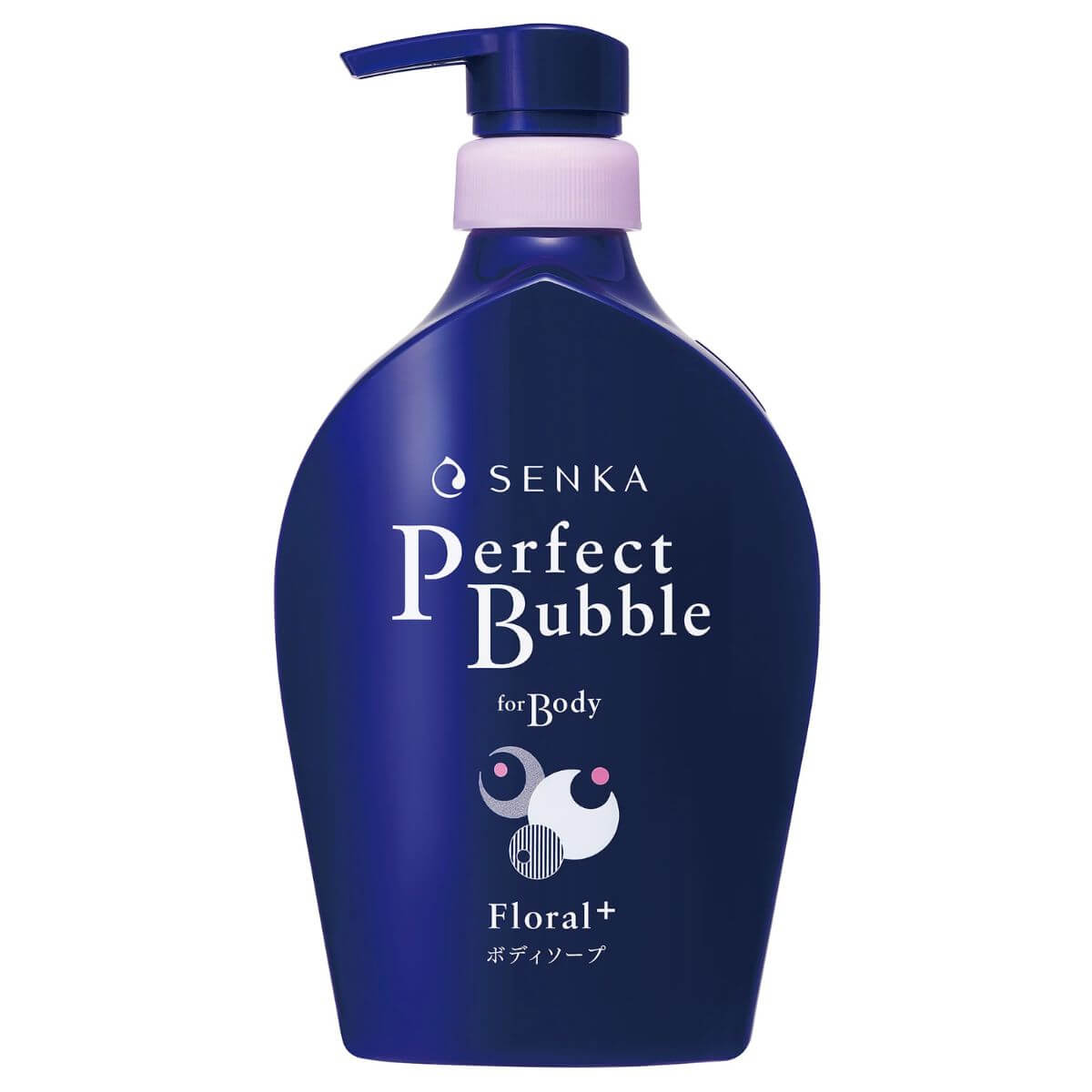 Senka Perfect Bubble For Body Floral Plus N - 500mL - Harajuku Culture Japan - Japanease Products Store Beauty and Stationery