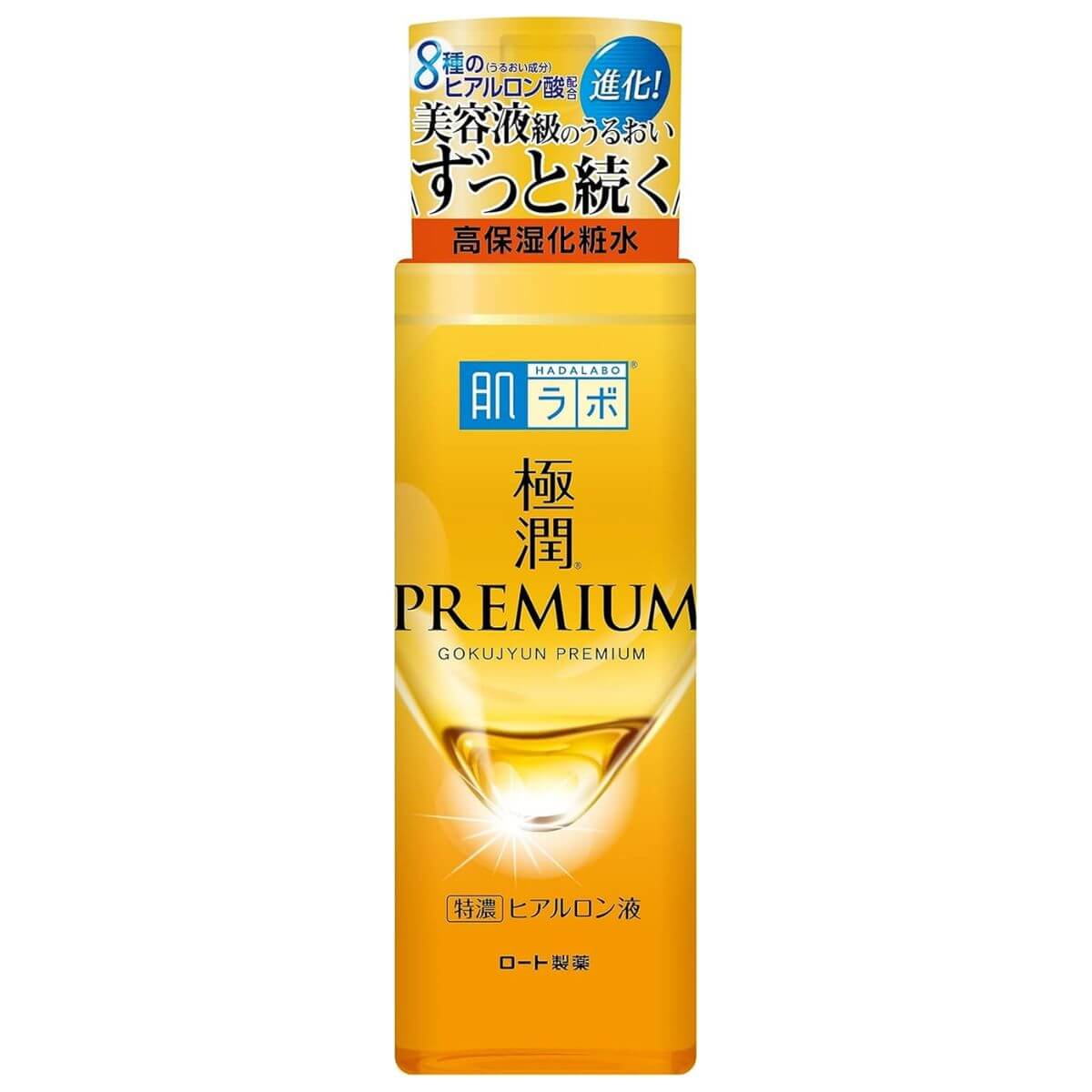 Rohto Hadalabo Gokujun Premium Hyaluronic Essence Face Lotion - 170ml - Harajuku Culture Japan - Japanease Products Store Beauty and Stationery