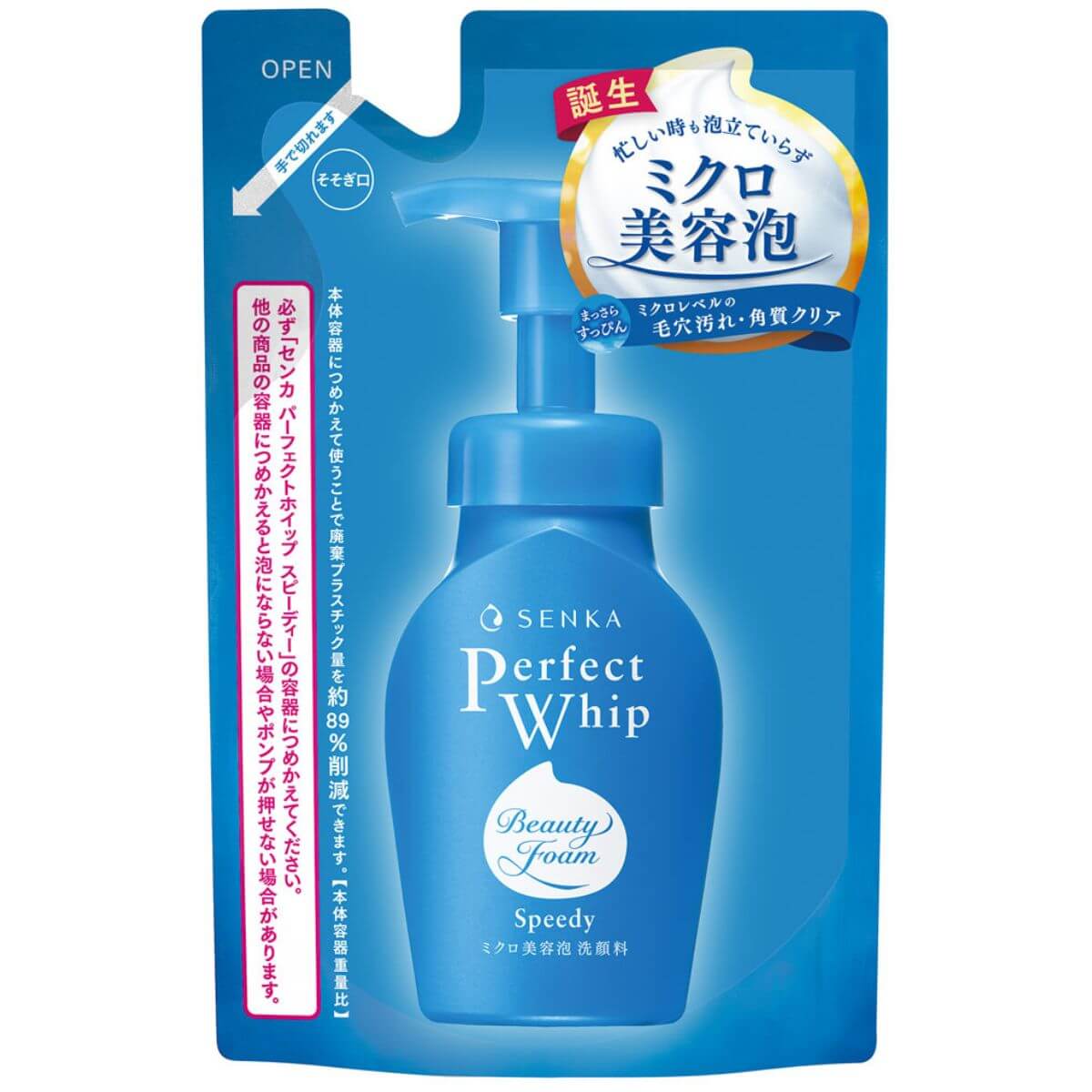Senka Perfect Whip Speedy - 130mL Refill - Harajuku Culture Japan - Japanease Products Store Beauty and Stationery