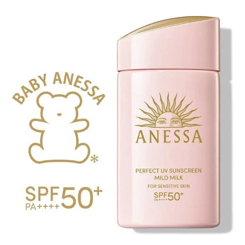 Shiseido Anessa Perfect UV Mild Milk SPF50+/PA++++ 60ml - Harajuku Culture Japan - Japanease Products Store Beauty and Stationery