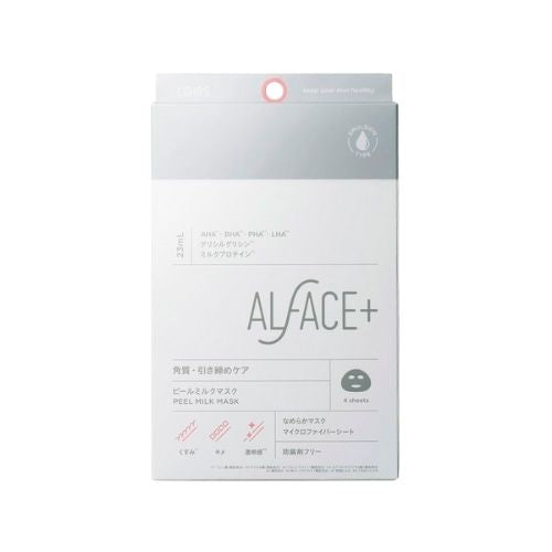 ALFACE Peel Milk Mask 4 sheets - Harajuku Culture Japan - Japanease Products Store Beauty and Stationery