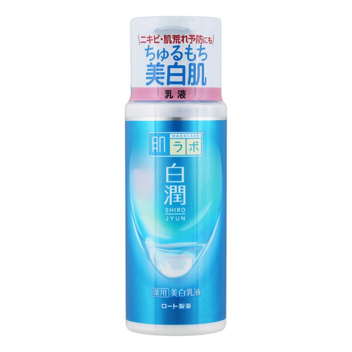 Rohto Hadalabo Shirojun Wakan Hatomugi Essence Milky Lotion 140ml - Harajuku Culture Japan - Japanease Products Store Beauty and Stationery