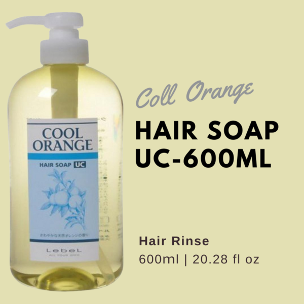 Lebel Cool Orange Hair Soap UC (Ultra Cool Type) - 600ml - Harajuku Culture Japan - Japanease Products Store Beauty and Stationery