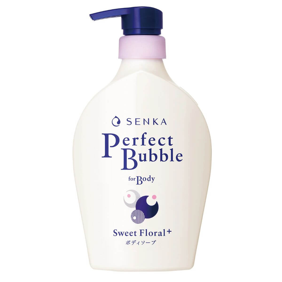 Senka Perfect Bubble For Body Sweet Floral N - 500mL - Harajuku Culture Japan - Japanease Products Store Beauty and Stationery