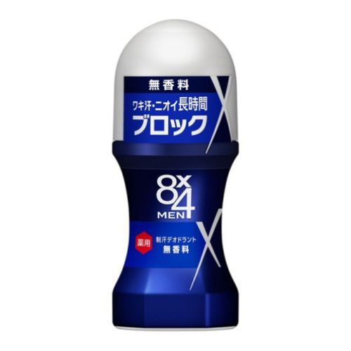 Eight Four Men Deodorant Roll On - No Fragrance - Harajuku Culture Japan - Japanease Products Store Beauty and Stationery