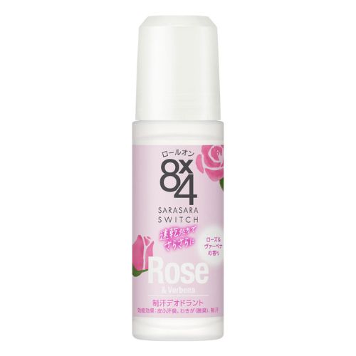 Eight Four Deodorant Roll-On 45ml - Rose & Verbena Scent - Harajuku Culture Japan - Japanease Products Store Beauty and Stationery