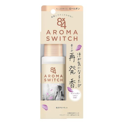 Eight Four Aroma Switch Deodorant Roll-On 65ml - Manhattan Linen Scent - Harajuku Culture Japan - Japanease Products Store Beauty and Stationery