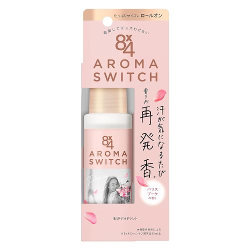 Eight Four Aroma Switch Deodorant Roll-On 65ml - Paris Bouquet Scent - Harajuku Culture Japan - Japanease Products Store Beauty and Stationery