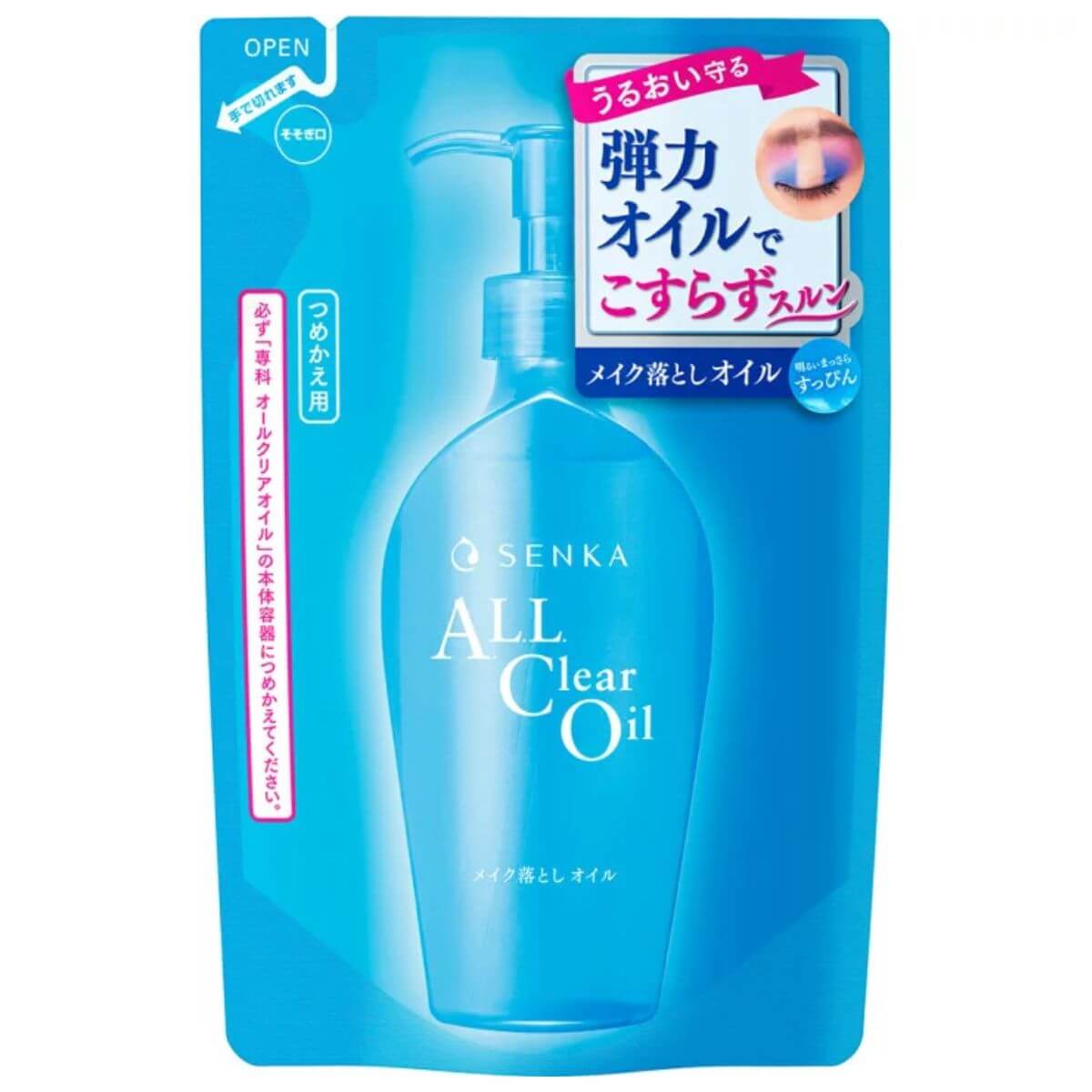 Senka All Clear Oil Makeup Remover Refill - 180ml - Harajuku Culture Japan - Japanease Products Store Beauty and Stationery