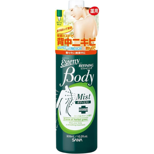 Esteny Medicated Body Mist AC Herbal Green Scent 300ml - Harajuku Culture Japan - Japanease Products Store Beauty and Stationery