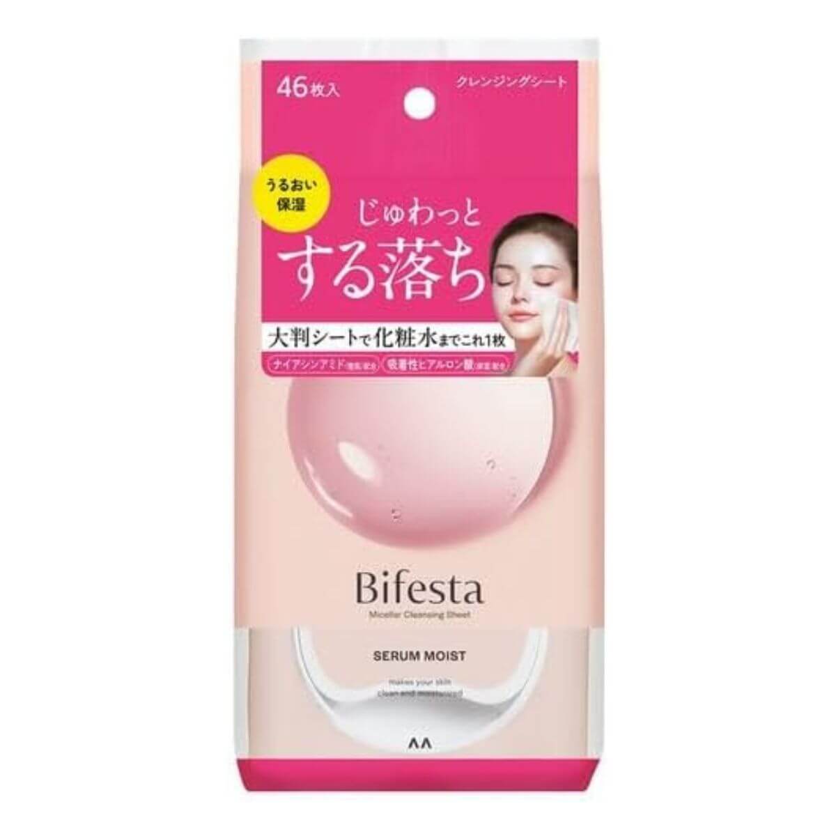 Bifesta Micellar Cleansing Sheets 46pcs - Serum Moist - Harajuku Culture Japan - Japanease Products Store Beauty and Stationery