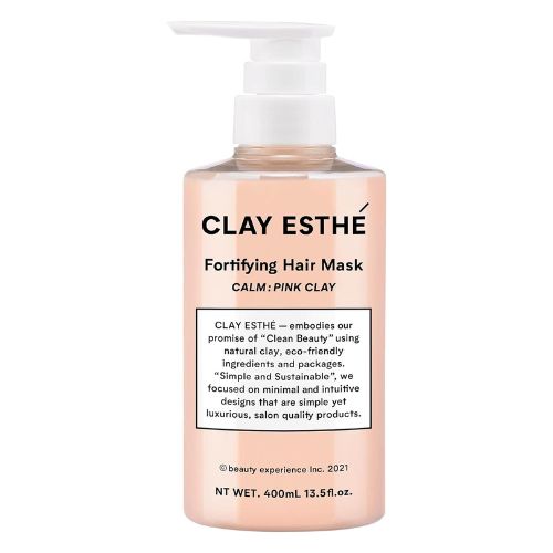 CLAY ESTHÉ Fortifying Hair Mask Pink Clay - 400ml - Harajuku Culture Japan - Japanease Products Store Beauty and Stationery