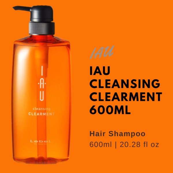 Lebel IAU Cleansing Clearment Hair Shampoo - 600ml - Harajuku Culture Japan - Japanease Products Store Beauty and Stationery