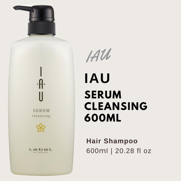 Lebel IAU Serum Cleansing Hair Shampoo - 600ml - Harajuku Culture Japan - Japanease Products Store Beauty and Stationery