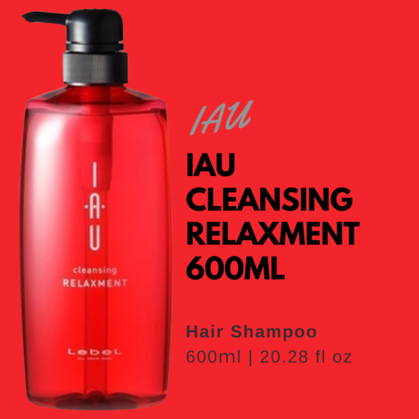 Lebel IAU Cleansing Relaxment Hair Shampoo - 600ml - Harajuku Culture Japan - Japanease Products Store Beauty and Stationery