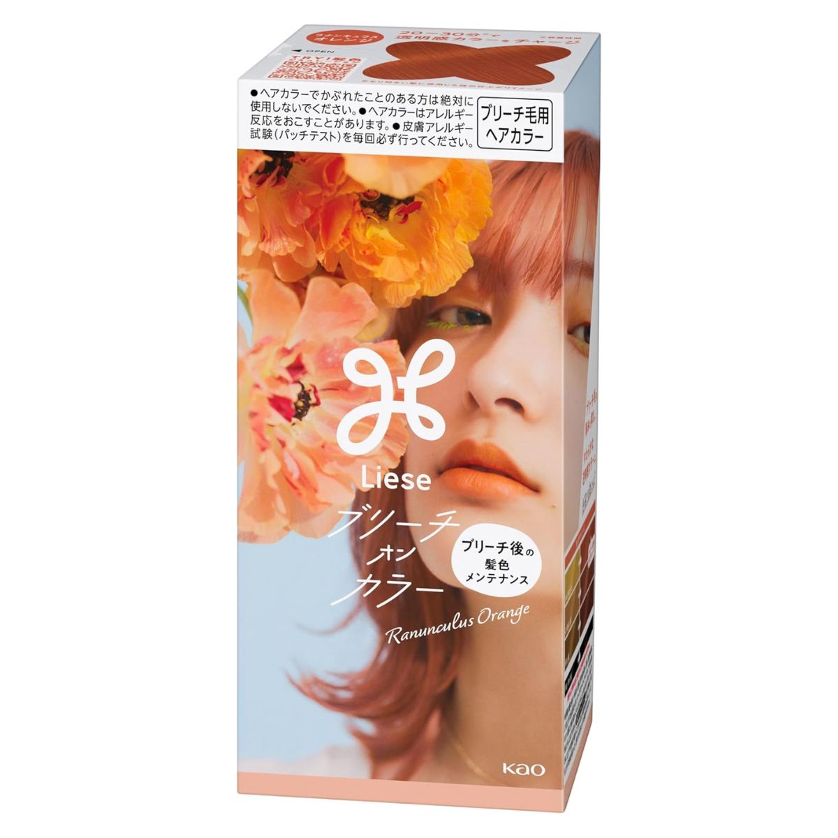 Liese Kao Bubble Hair Color - Ranunculus Orange - Harajuku Culture Japan - Japanease Products Store Beauty and Stationery