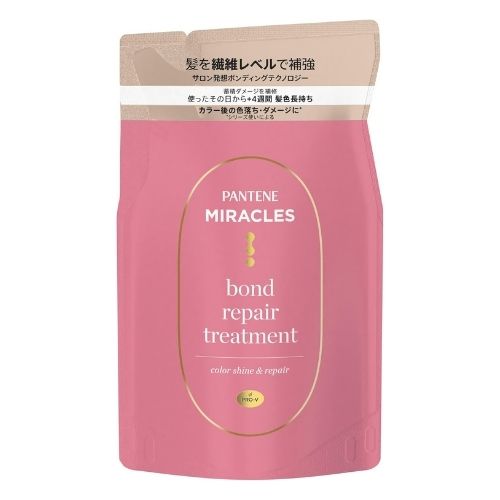 PANTENE MIRACLES Bond Repair Series Color Shine & Repair Treatment - Refill - 350g - Harajuku Culture Japan - Japanease Products Store Beauty and Stationery