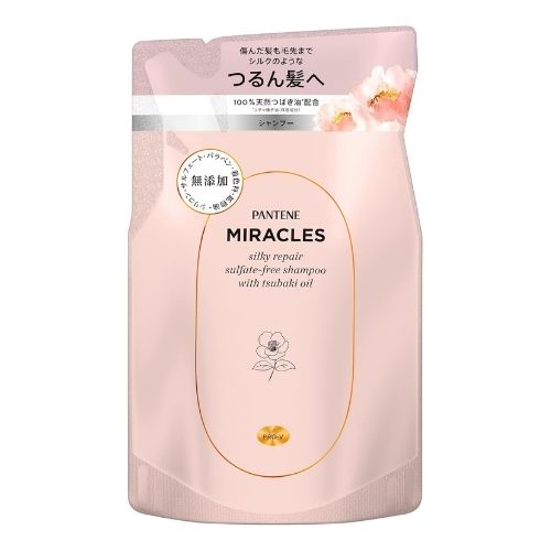PANTENE MIRACLES Silky Repair Shampoo - Refill - 350g - Harajuku Culture Japan - Japanease Products Store Beauty and Stationery