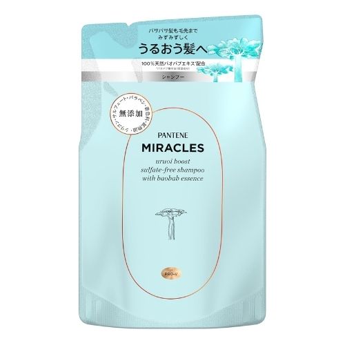 PANTENE MIRACLES Moisture Boost Shampoo - Refill - 350g - Harajuku Culture Japan - Japanease Products Store Beauty and Stationery