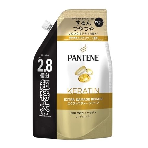 PANTENE Extra Damage Repair Treatment Conditioner - Refill - 860g - Harajuku Culture Japan - Japanease Products Store Beauty and Stationery
