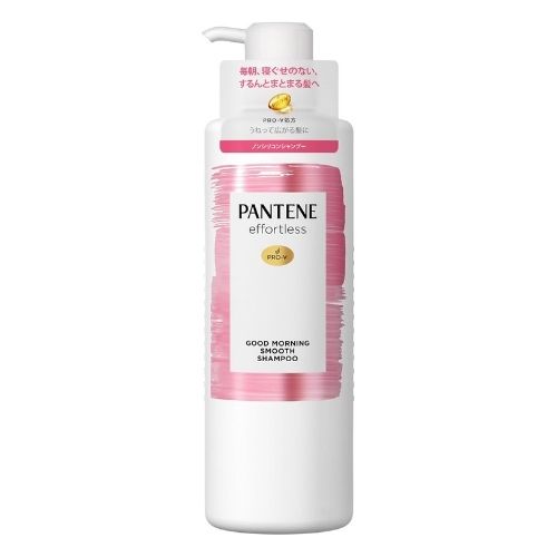 PANTENE Effortless Good Morning Smooth Shampoo Pump - 480ml - Harajuku Culture Japan - Japanease Products Store Beauty and Stationery