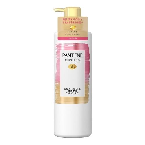 PANTENE Effortless Good Morning Smooth Treatment Pump - 480g - Harajuku Culture Japan - Japanease Products Store Beauty and Stationery