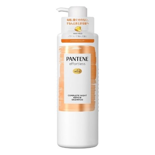 PANTENE Effortless Complete Night Repair Shampoo Pump - 480ml - Harajuku Culture Japan - Japanease Products Store Beauty and Stationery