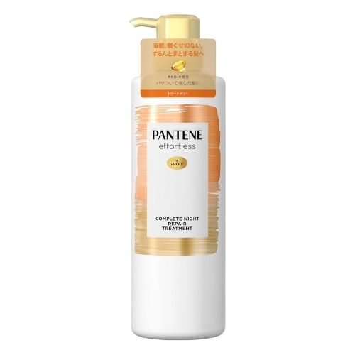 PANTENE Effortless Complete Night Repair Treatment Pump - 480g - Harajuku Culture Japan - Japanease Products Store Beauty and Stationery