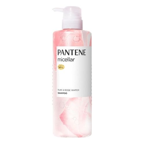 PANTENE Micellar Non-Silicone Shampoo Pure & Rose Water Pump - 500ml - Harajuku Culture Japan - Japanease Products Store Beauty and Stationery