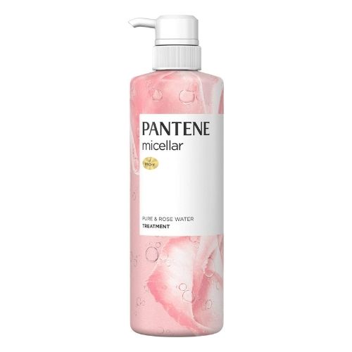 PANTENE Micellar Treatment Pure & Rose Water Pump - 500g - Harajuku Culture Japan - Japanease Products Store Beauty and Stationery