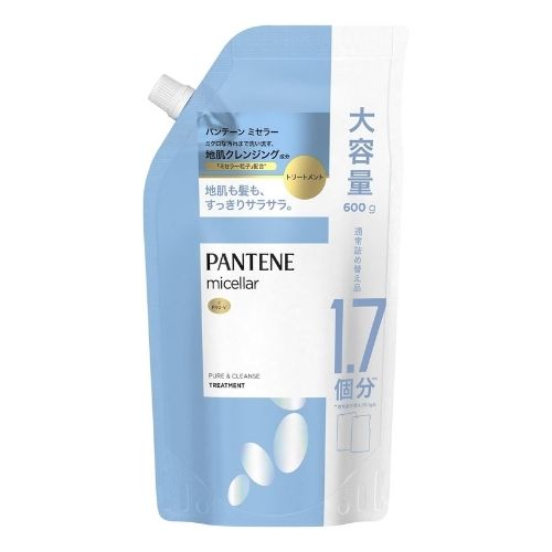 PANTENE Micellar Treatment Pure & Cleanse - Refill - 600g - Harajuku Culture Japan - Japanease Products Store Beauty and Stationery