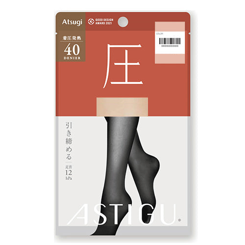 Atsugi Astigu Warming Hot Compression Tights Atsu 40 Denier - AP9044 - Harajuku Culture Japan - Japanease Products Store Beauty and Stationery