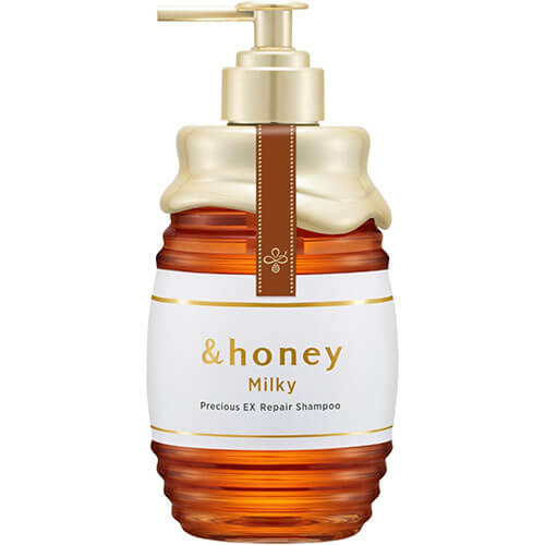 &honey Milky Precious EX Repair Hair  Shampoo Pump 500ml Step1.0 - Apple Sweet Honey - Harajuku Culture Japan - Japanease Products Store Beauty and Stationery