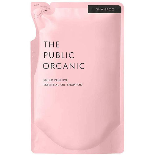 The Public Organic Super Positive Essential Oil Shampoo - 400ml - Refill - Harajuku Culture Japan - Japanease Products Store Beauty and Stationery