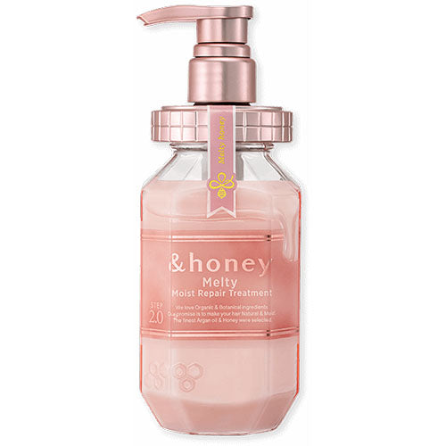 &honey Melty Moist Repair Hair Treatment Pump 445g Step2.0 - Sweet Rose Honey Scent - Harajuku Culture Japan - Japanease Products Store Beauty and Stationery