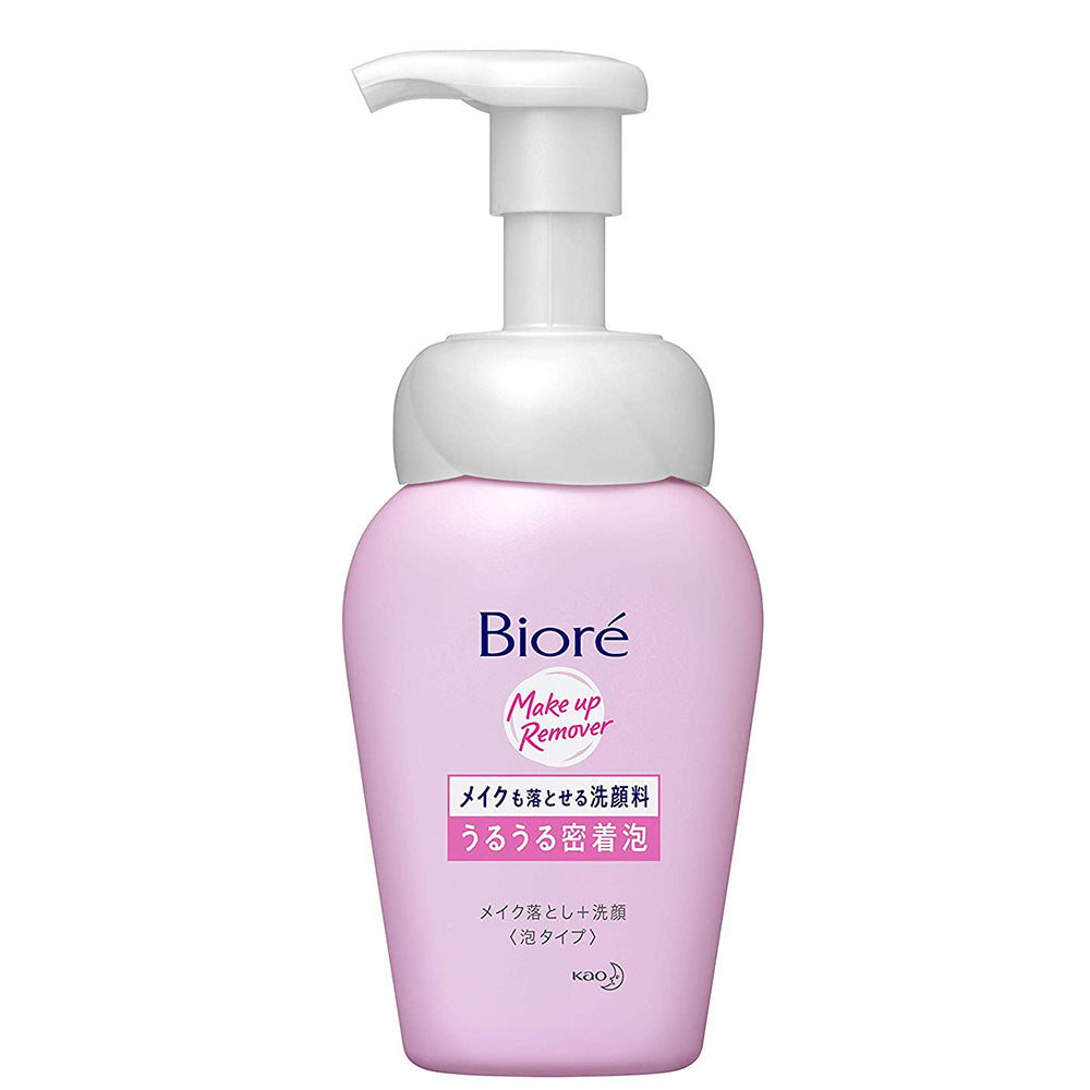 Biore Make Mo Otoseru Facial Washing Foam Uru Uru Micchaku-Awa - 160ml - Harajuku Culture Japan - Japanease Products Store Beauty and Stationery