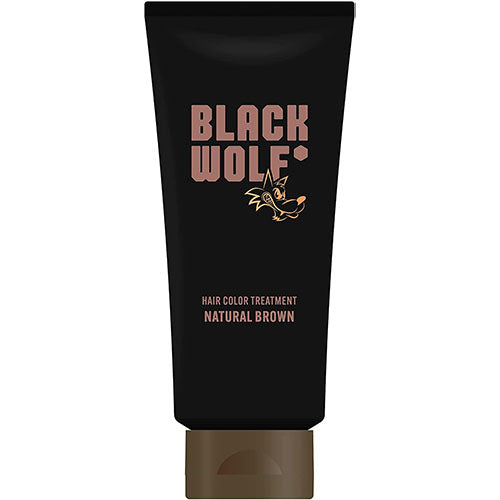BLACK WOLF Hair Color Treatment - Natural Brown - 150g - Harajuku Culture Japan - Japanease Products Store Beauty and Stationery