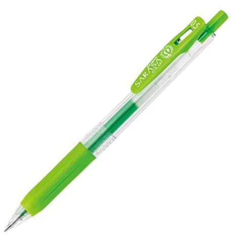 Zebra Sarasa Clip Gel Ballpoint Pen 0.5mm - Neon Color - Harajuku Culture Japan - Japanease Products Store Beauty and Stationery