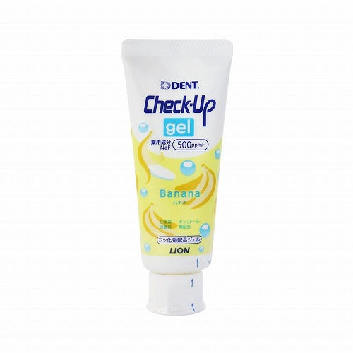 Lion Dent. Check-Up Gel Toothpaste - 60g - Banana - Harajuku Culture Japan - Japanease Products Store Beauty and Stationery
