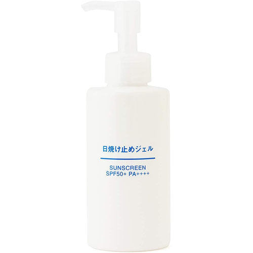 Muji Sun Screen Gel SPF50+/PA++++ - 150ml - Harajuku Culture Japan - Japanease Products Store Beauty and Stationery