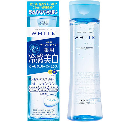 Moisture Mild White Cool Jelly Essence - 200mL - Harajuku Culture Japan - Japanease Products Store Beauty and Stationery