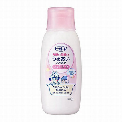 Biore U Moisturizing Bath Milk 600ml - Powdery - Harajuku Culture Japan - Japanease Products Store Beauty and Stationery