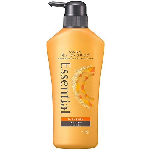 Kao Essential Moist And Cohesive Shampoo - 480ml - Harajuku Culture Japan - Japanease Products Store Beauty and Stationery