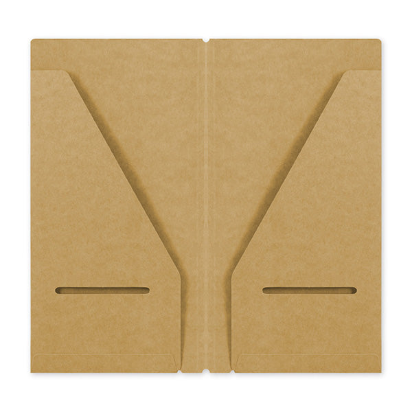 Midori Traveler's Note Book Regular Size Refill 020 - Kraft Paper Folder - Harajuku Culture Japan - Japanease Products Store Beauty and Stationery