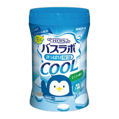 Hers Bath Labo Cool Bath Salts Bottle - 560g - Harajuku Culture Japan - Japanease Products Store Beauty and Stationery