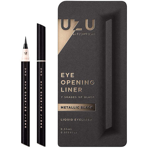 UZU By Flowfushi Eye Opening Liner 7 Shades Of Black - Metallic Black - Harajuku Culture Japan - Japanease Products Store Beauty and Stationery