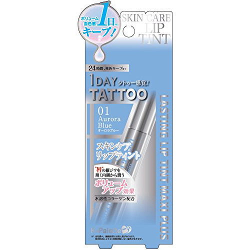 K-Palette Lasting Lip Tint Maxi Plus - 01 Aurora Blue - Harajuku Culture Japan - Japanease Products Store Beauty and Stationery