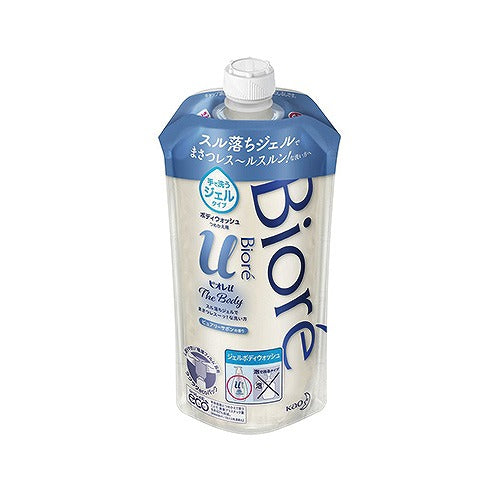 Biore U The Body Gel Body Wash - Refill - 340ml - Purely Sabon - Harajuku Culture Japan - Japanease Products Store Beauty and Stationery